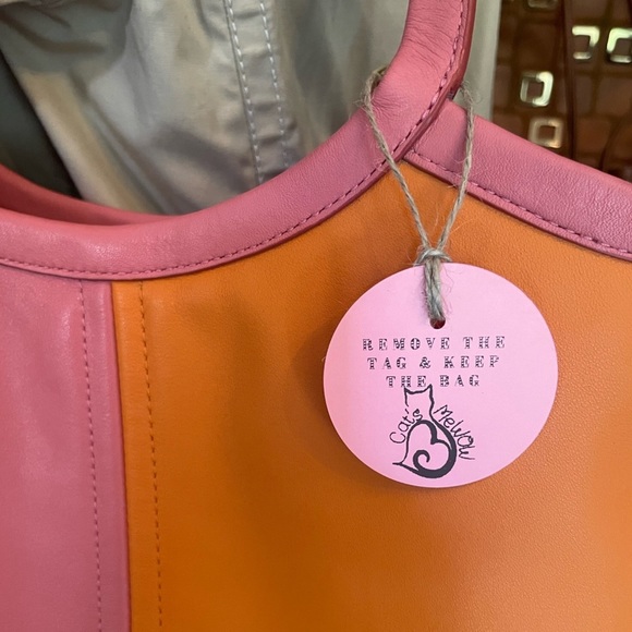 ❤️SOLD❤️NWT Coach Bea Tote in Colorblock Taffy, Orange, Multi C2594 - Picture 10 of 10